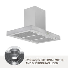 Load image into Gallery viewer, Amore 90cm quiet island mount rangehood IMSERENA9-M32
