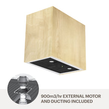 Load image into Gallery viewer, Amore 60cm undermount rangehood - Black UMLUCIA6B-M9
