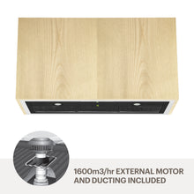Load image into Gallery viewer, Amore 90cm undermount rangehood - Black UMLUCIA9B-M16
