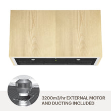 Load image into Gallery viewer, Amore 90cm undermount rangehood - Black UMLUCIA9B-M32
