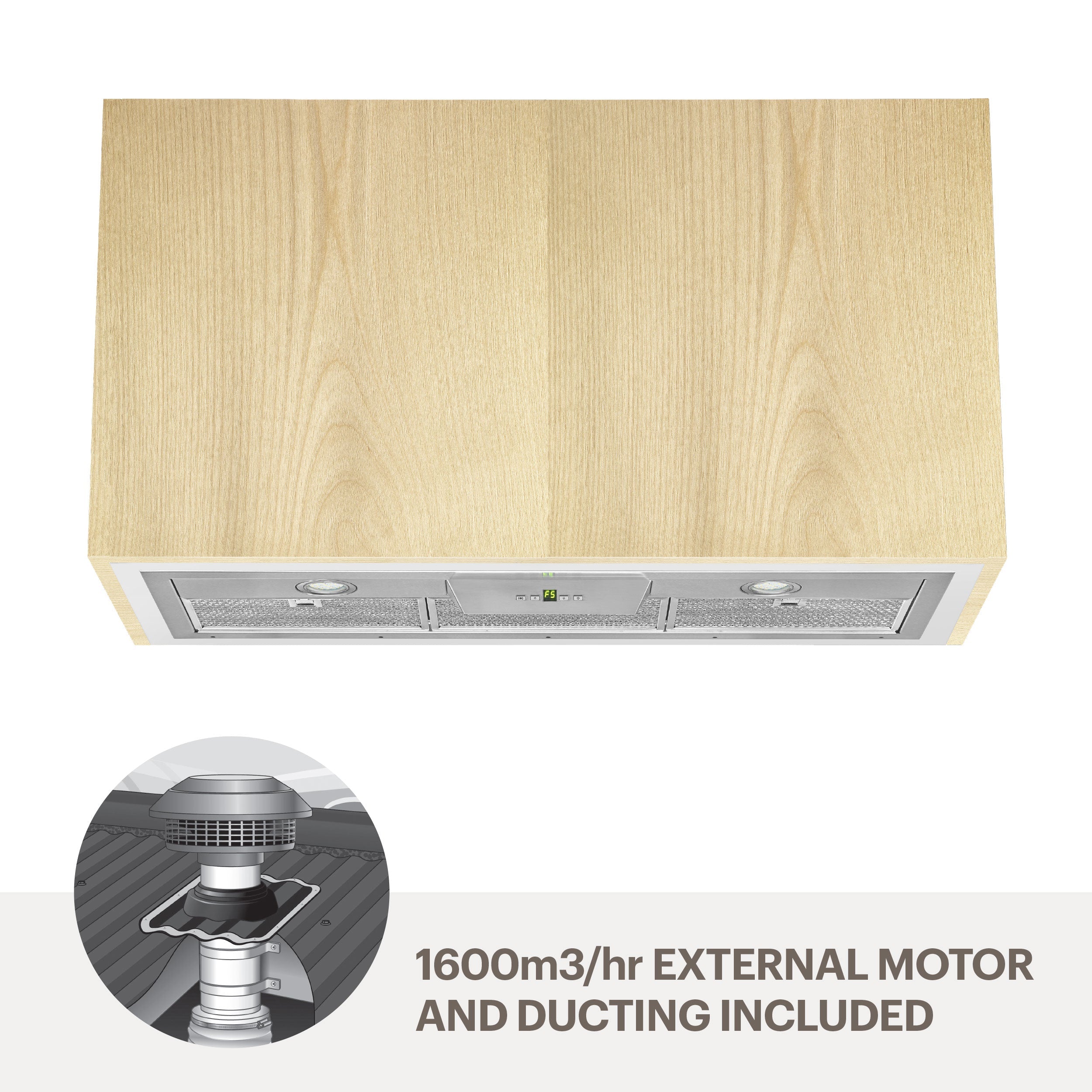 Amore 90cm quiet undermount rangehood UMLUCIA9-M162