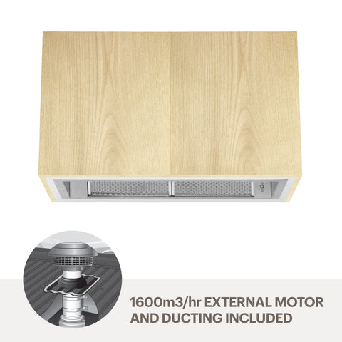 Amore 75cm quiet undermount rangehood UMSOFIA75-M16