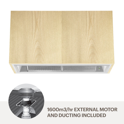 Amore 90cm quiet undermount rangehood UMSOFIA9-M16