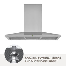 Load image into Gallery viewer, Amore 90cm quiet wallmount rangehood WMGIULIA9-M9
