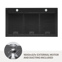 Load image into Gallery viewer, Amore 90cm quiet wallmount rangehood -Blk WMMARTINA9B-M16
