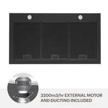 Load image into Gallery viewer, Amore 90cm quiet wallmount rangehood -Blk WMMIA9B-M32
