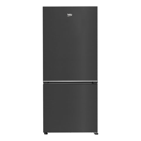 Beko 455Lt Net Volume Dark Platinum Bottom Mount Fridge/Freezer