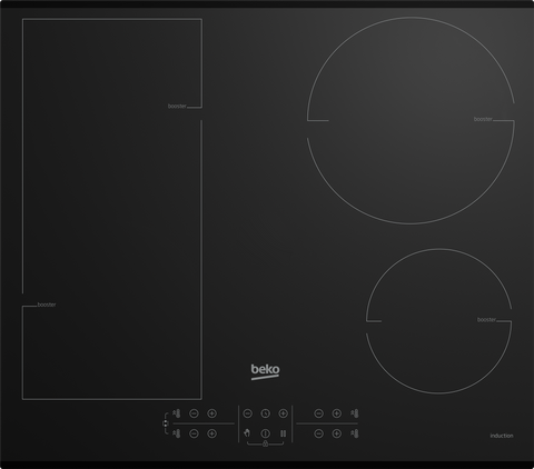 Beko 60cm 4-Zone, Touch and Slide  Control Induction Cooktop