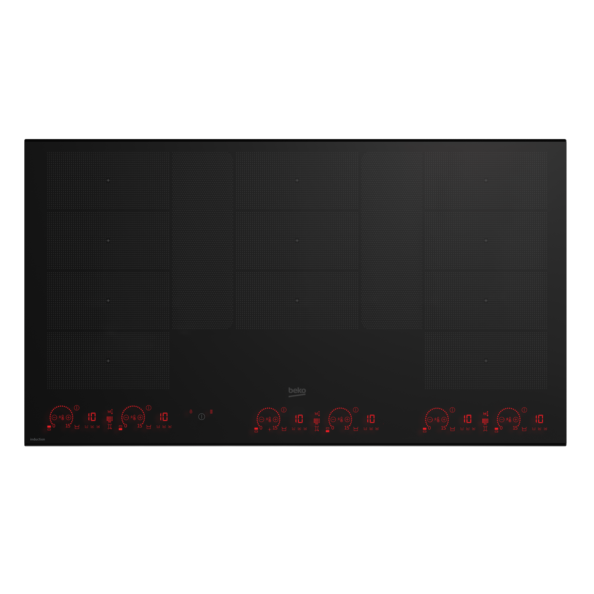 Beko 90cm 5-Zone, Smart Touch Control Induction Cooktop