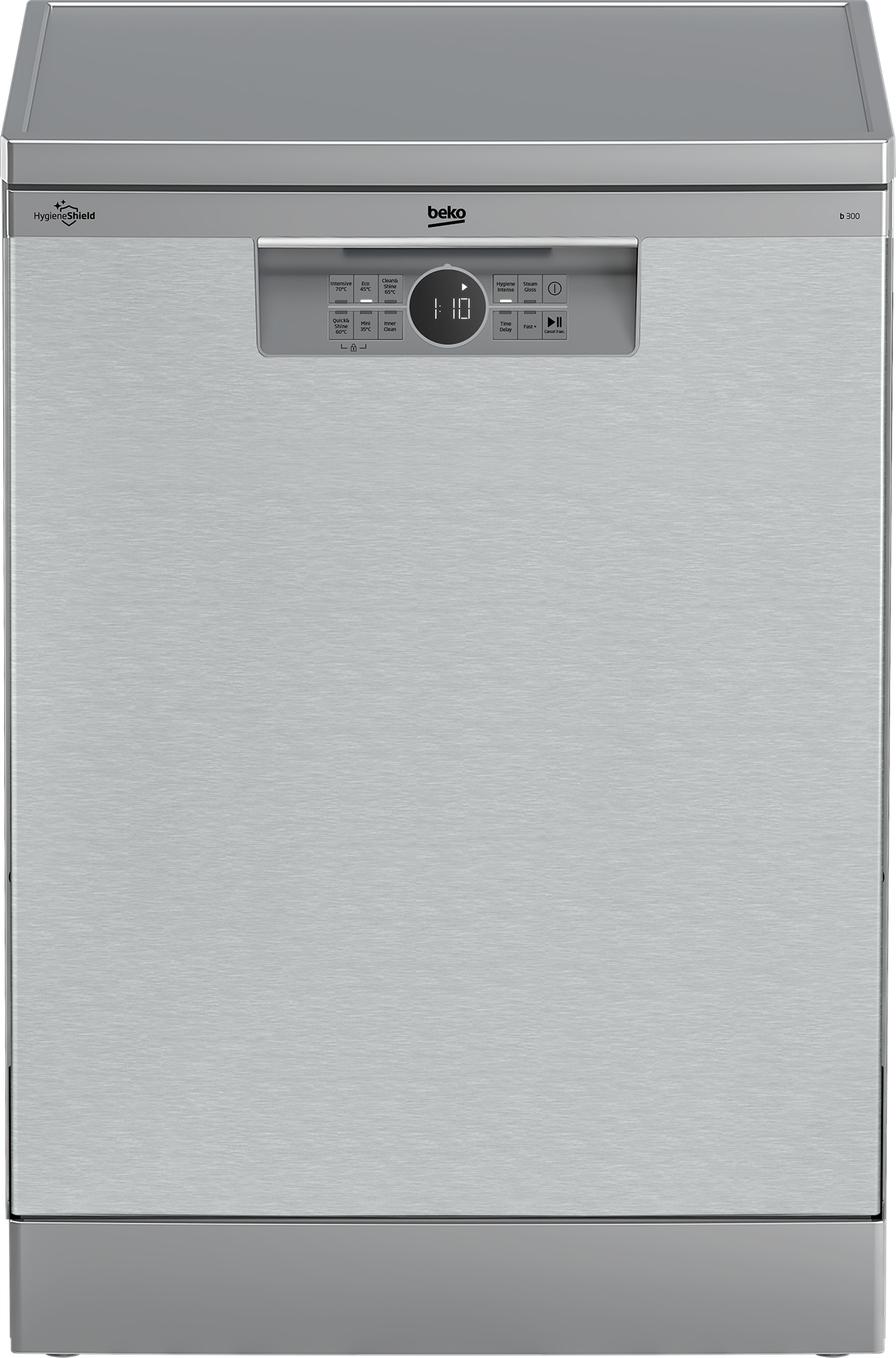Beko Free Standing Dishwasher, 14 Place Setting, Platinum