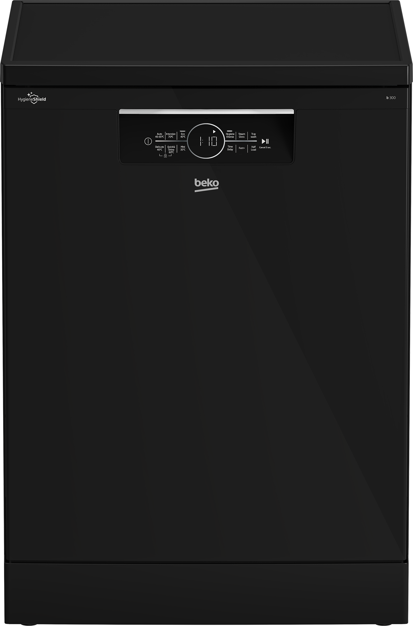 Beko Free Standing Dishwasher, 14 Place Setting, Black