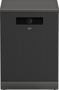 Beko Free Standing Dishwasher, 16 Place Setting, Autodose, Dark S/S