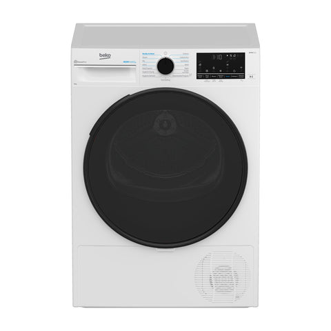 Beko 9kg White 9*, 15 Programme incl Steam, Heat Pump Dryer