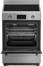 Load image into Gallery viewer, Beko 60cm, S/S Free Standing Cooker with 4-zone Induction cooktop
