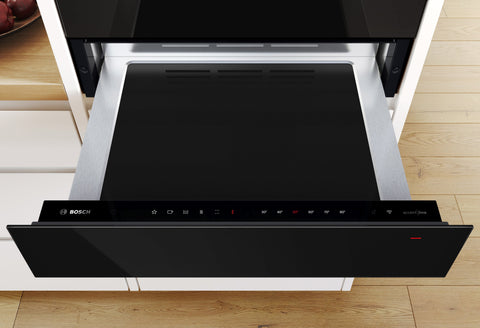 Bosch Series 8 Built-in Warming Drawer, Black