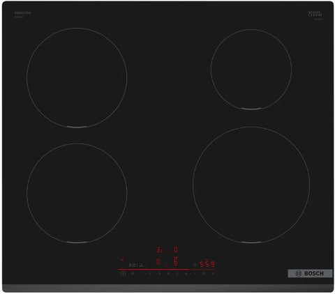 BOSCH 59CM 4 ZONE INDUCTION COOKTOP