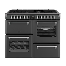 Load image into Gallery viewer, BELLING 110CM RANGE COOKER DLX DF ANTHRACITE
