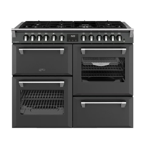 BELLING 110CM RANGE COOKER DLX DF ANTHRACITE
