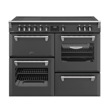 Load image into Gallery viewer, BELLING 110CM RANGE COOKER DLX IND ANTHRACITE
