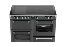 Load image into Gallery viewer, BELLING 110CM RANGE COOKER DLX IND ANTHRACITE
