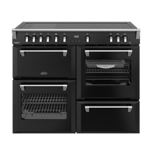 Load image into Gallery viewer, BELLING 110CM RANGE COOKER DLX IND BLACK
