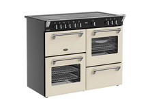 Load image into Gallery viewer, BELLING 110CM RANGE COOKER DLX IND CREAM
