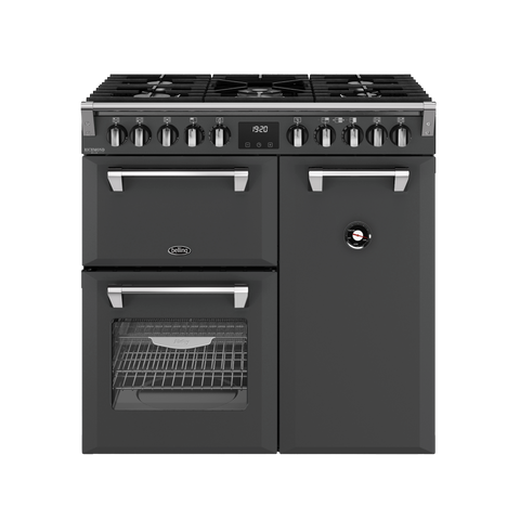 BELLING 90CM RANGE COOKER DLX DF ANTHRACITE