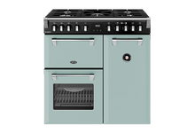 Load image into Gallery viewer, BELLING 90CM RANGE COOKER DUAL FUEL
