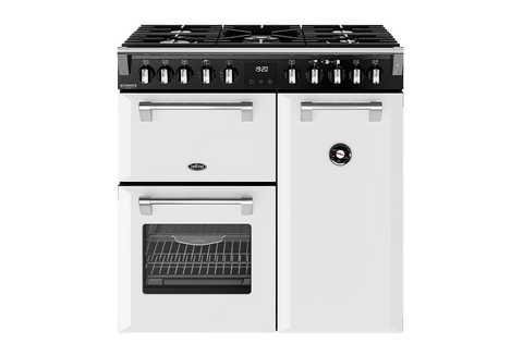 BELLING 90CM RANGE COOKER DUAL FUEL