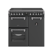 Load image into Gallery viewer, BELLING 90CM RANGE COOKER DLX IND ANTHRACITE
