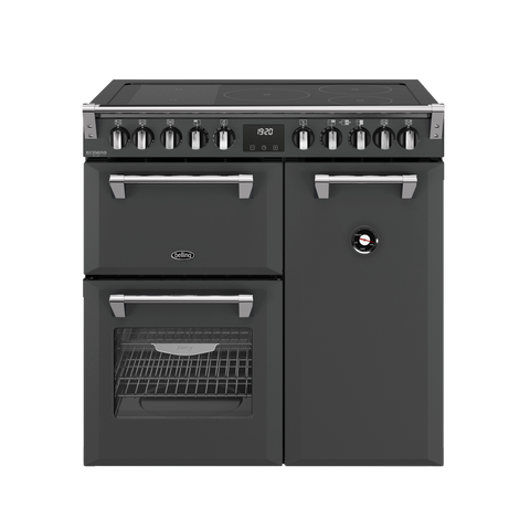 BELLING 90CM RANGE COOKER DLX IND ANTHRACITE