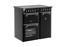 Load image into Gallery viewer, BELLING 90CM RANGE COOKER DLX IND BLACK
