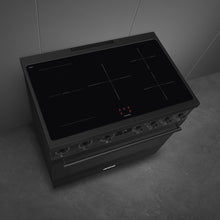 Load image into Gallery viewer, SMEG Classic Freestanding Induction Cooker 90cm Black
