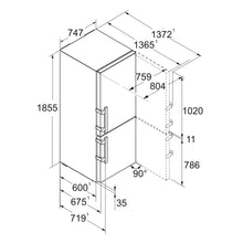 Load image into Gallery viewer, Liebherr FRIDGE FREEZER BOTTOM MOUNT - 423L nett
