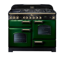 Load image into Gallery viewer, FALCON CLASSIC DELUXE 110CM DUAL FUEL COOKER BRASS
