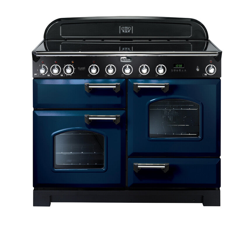 FALCON CLASSIC DELUXE 110CM INDUCTION COOKER REGAL BLUE CHROME