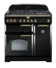 Load image into Gallery viewer, FALCON CLASSIC DELUXE 90CM DUAL FUEL COOKER BRASS
