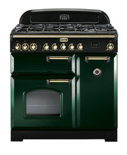 Load image into Gallery viewer, FALCON CLASSIC DELUXE 90CM DUAL FUEL COOKER BRASS
