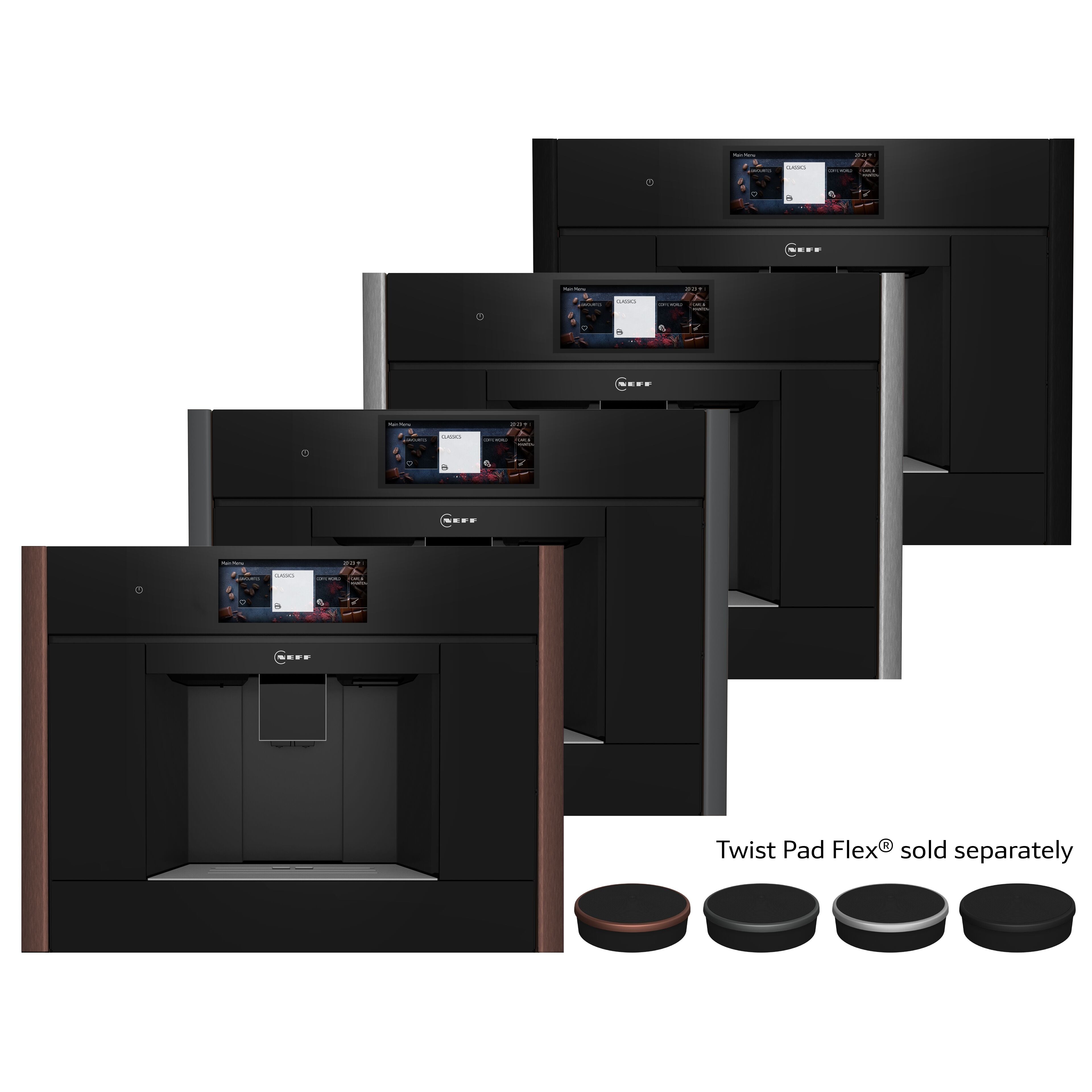 NEFF N90, Flex Design Built-In Fully Automatic Coffee Machine – Total ...