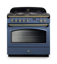 Load image into Gallery viewer, FALCON CLASSIC FX90 DUAL FUEL SINGLE OVEN COOKER BRASS
