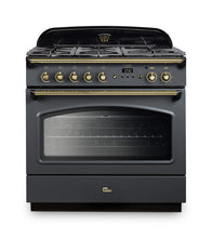 Load image into Gallery viewer, FALCON CLASSIC FX90 DUAL FUEL SINGLE OVEN COOKER BRASS

