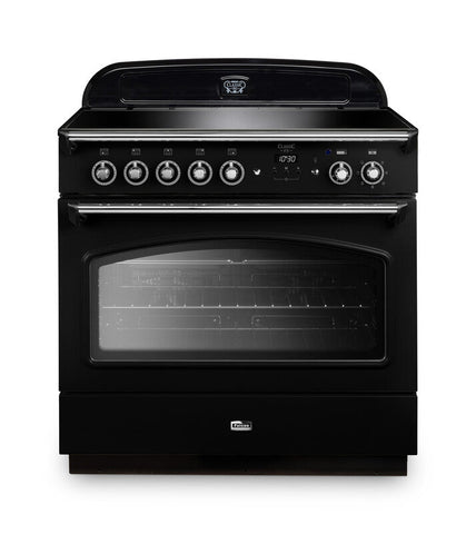 FALCON CLASSIC FX90 INDUCTION SINGLE OVEN COOKER CHROME