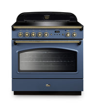 Load image into Gallery viewer, FALCON CLASSIC FX90 INDUCTION SINGLE OVEN COOKER BRASS
