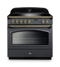 Load image into Gallery viewer, FALCON CLASSIC FX90 INDUCTION SINGLE OVEN COOKER BRASS
