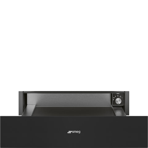 SMEG Classic Warming Drawer 15cm Matte Black