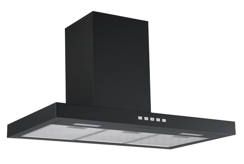 Award Matt Black Flat Box 90cm Canopy