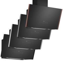 NEFF N90, Flex Design Inclined Rangehood, 90cm, Black Glass