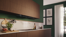 Load image into Gallery viewer, NEFF D99XET2S5 N 90, Integrated Design Hood, 90 cm, clear glass black printed, Matt black
