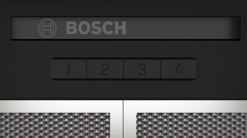 Bosch Series 2, Integrated Design Hood, 60 cm, Black