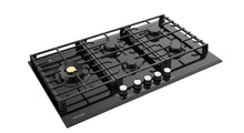 Load image into Gallery viewer, EUROMAID 90CM, 5 BURNER GAS COOKTOP, BLACK GLASS
